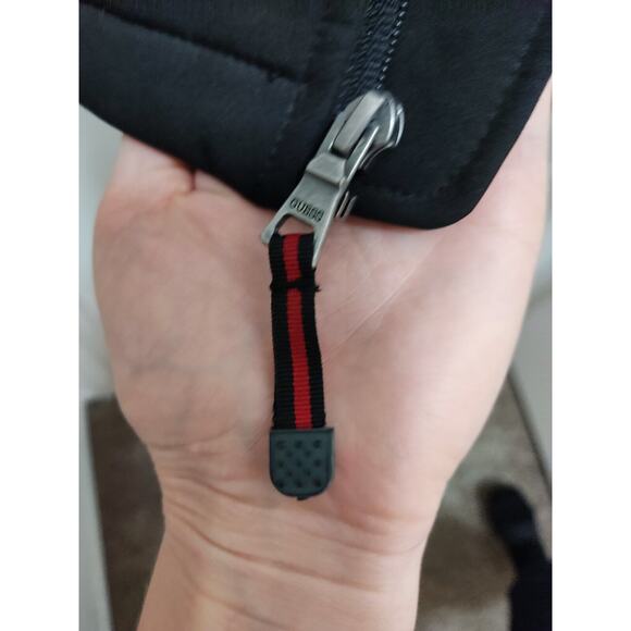 Guess Jacket Mens Extra Large Black Soft Shell‎ Full Zip Hooded Lined - Picture 8 of 14